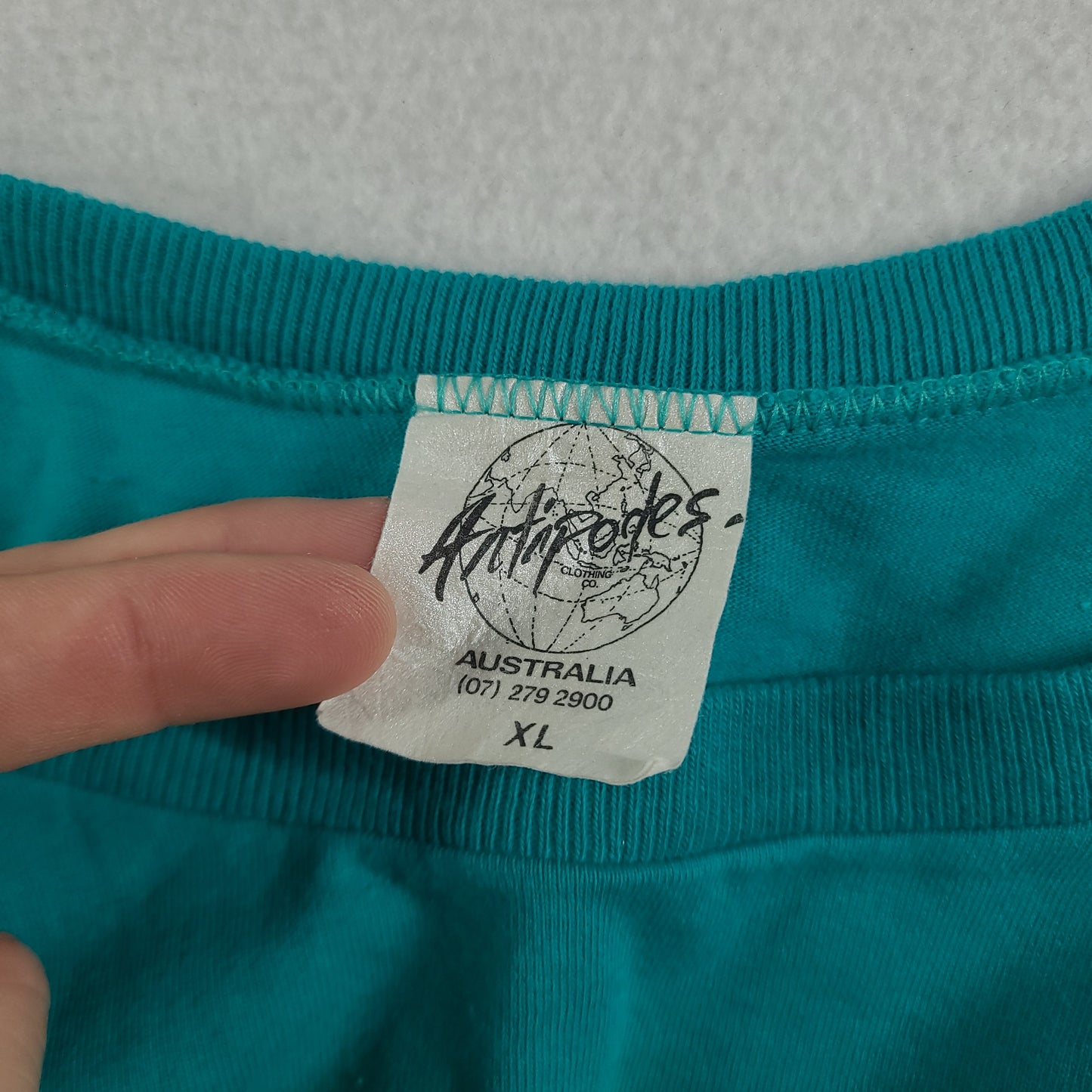Vintage 1991 Malfunction Shirt XL Green Tee Surfing Australia Logo Graphic Adult
