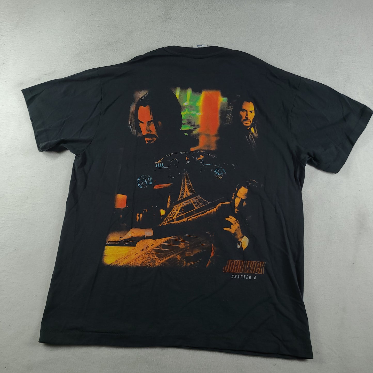 John Wick Shirt Bootleg Black Short Sleeve Graphic Tee Size XL