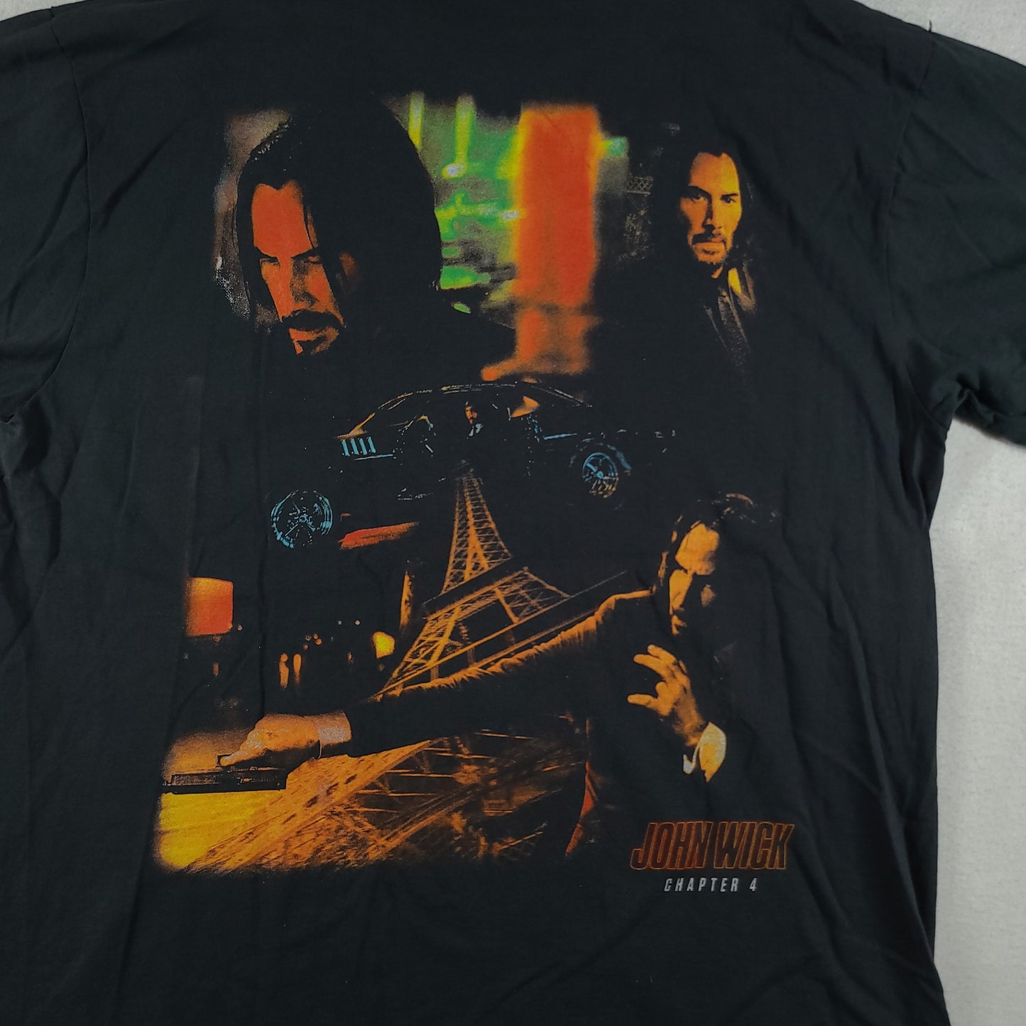 John Wick Shirt Bootleg Black Short Sleeve Graphic Tee Size XL