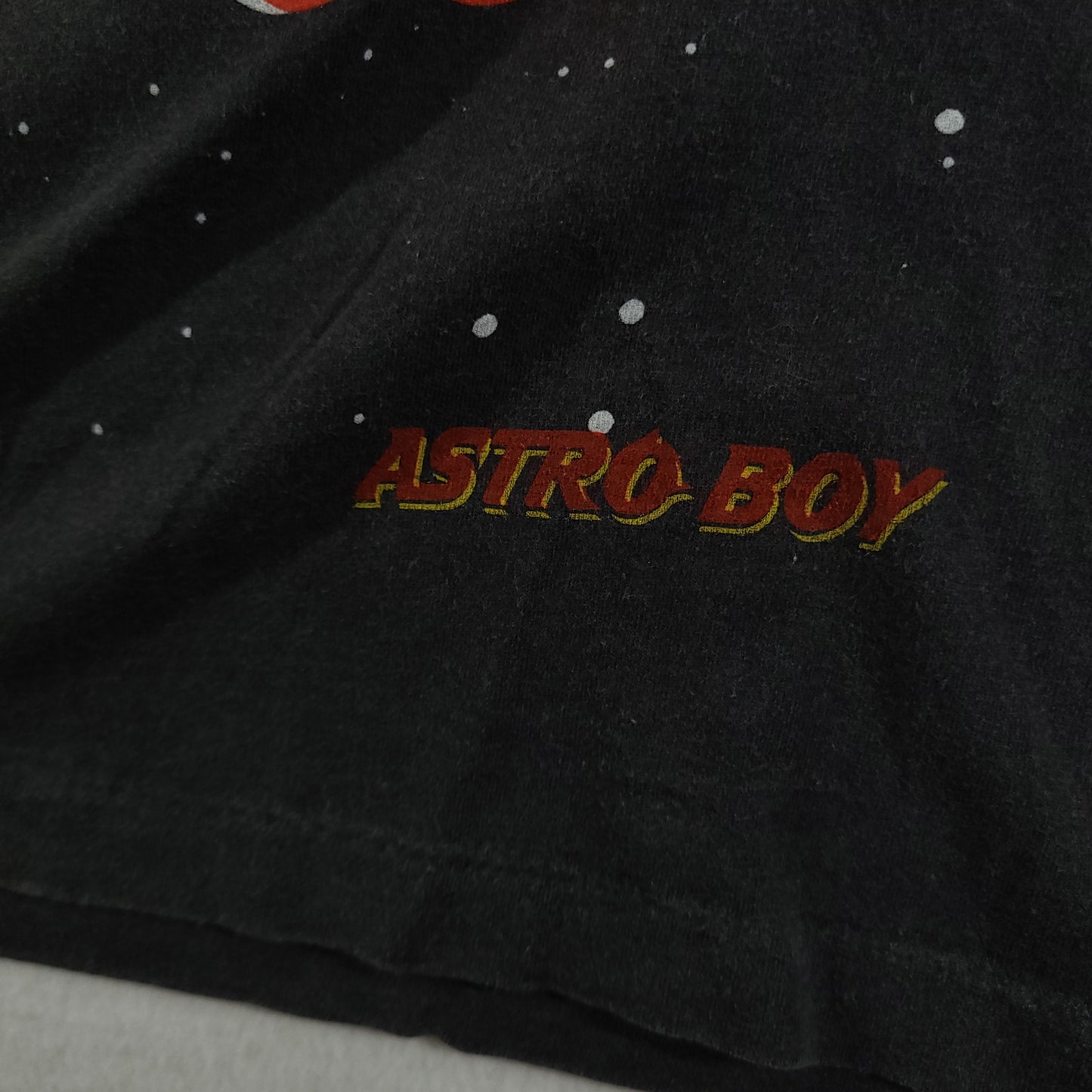 Astroboy Shirt Bootleg Short Sleeve Graphic Tee Black Size L