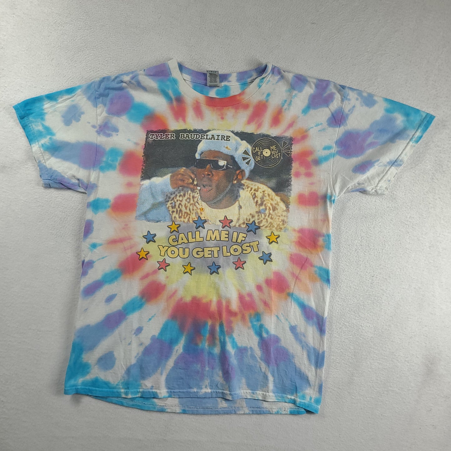 Tyler the Creator Shirt Call Me if You Get Lost Tie Dye Size L Graphic Tee