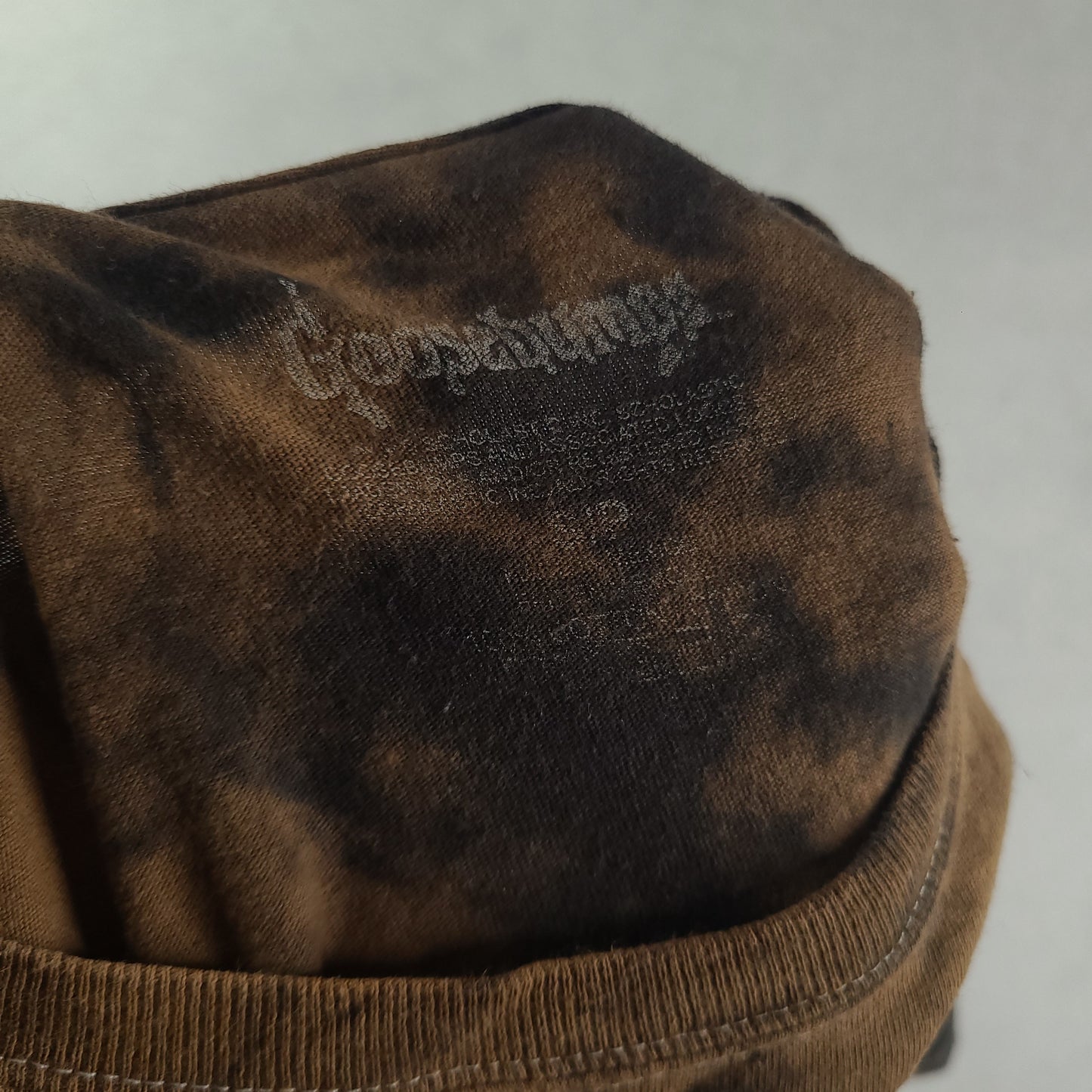 Goosebumps Shirt Horrorland Brown Tie Dye Graphic Tee Size S
