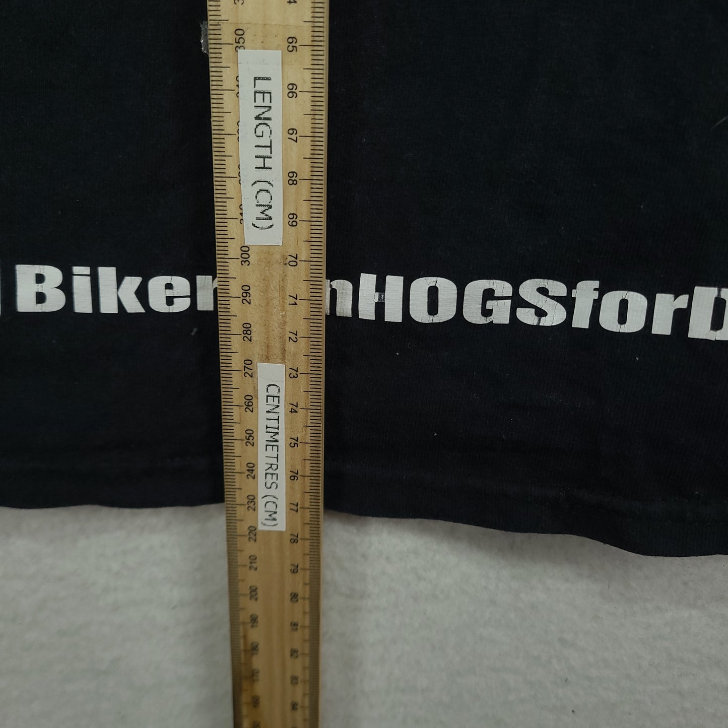 Hogs Dogs Shirt Long Sleeve Black Graphic Tee Size XL Biker