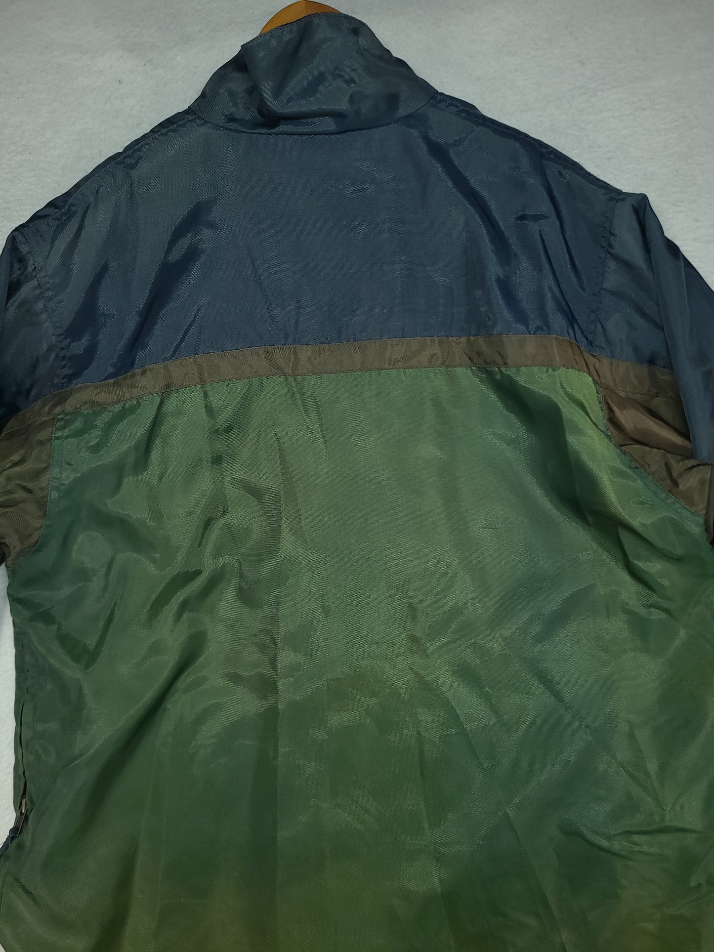 Vintage Billabong Jacket Size M Green Nylon Adult Qtr Zip Surf