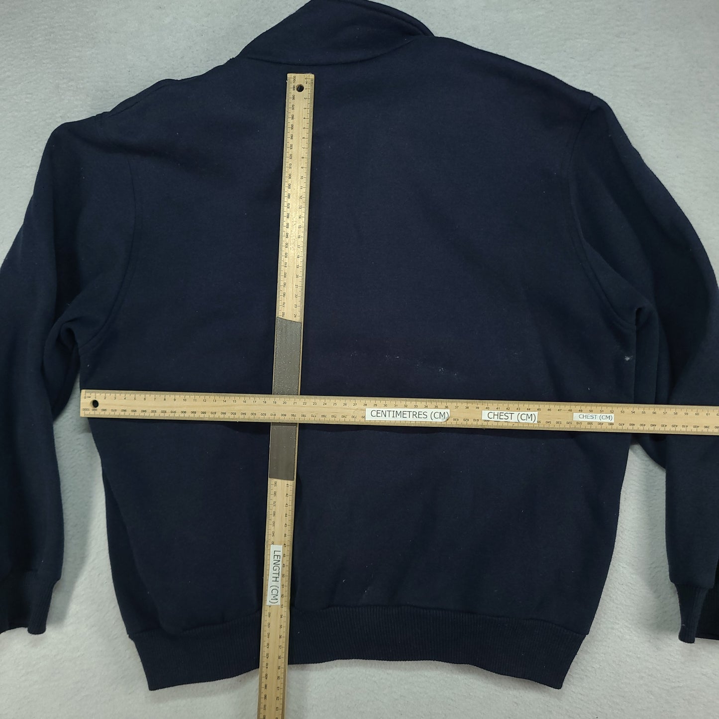 Vintage Reflexx Jumper Made in Australia Blue Pullover Qtr Zip Size S