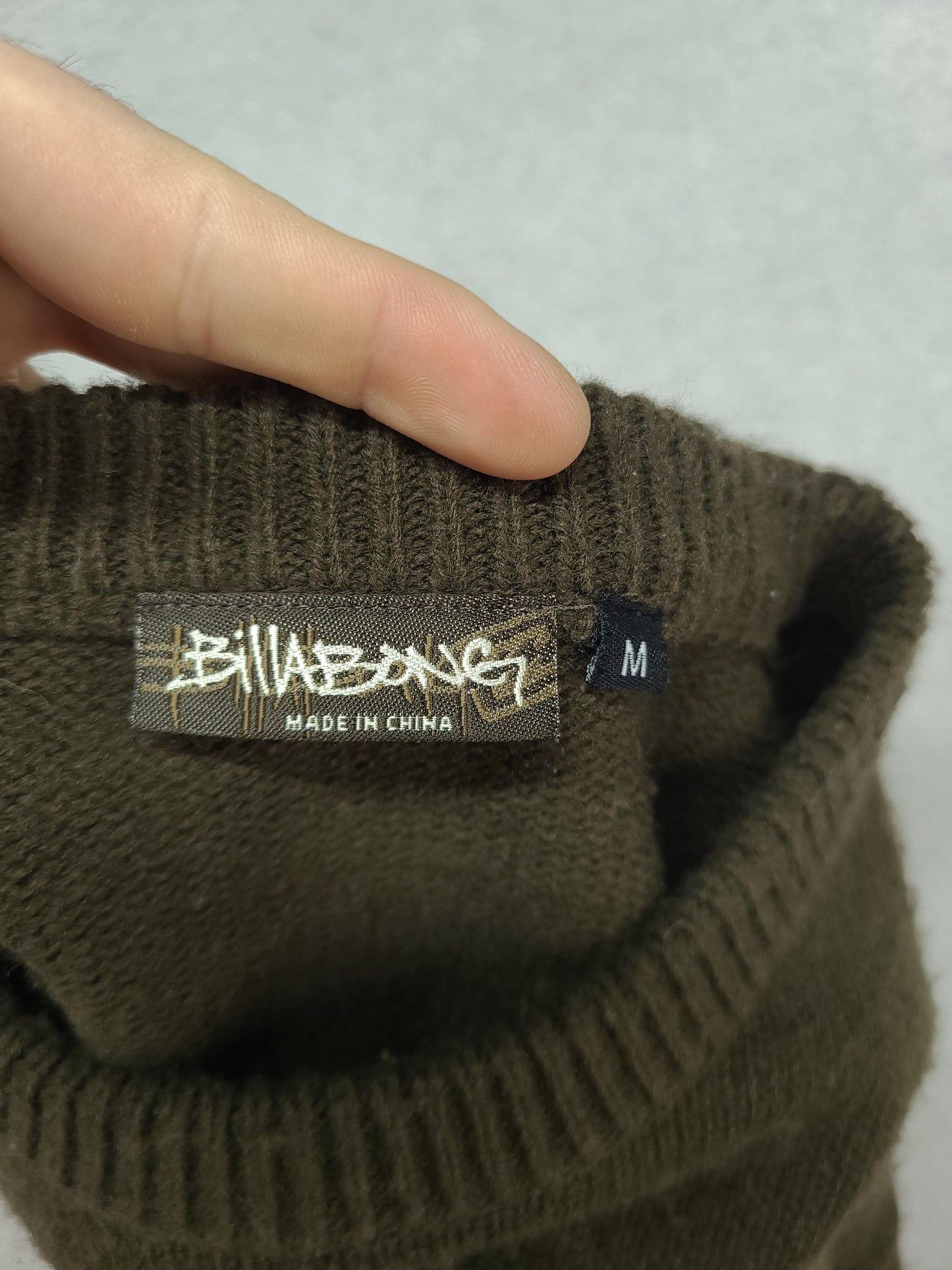 Billabong Sweater Jumper Knit Pullover Size M Y2K Winter Adult