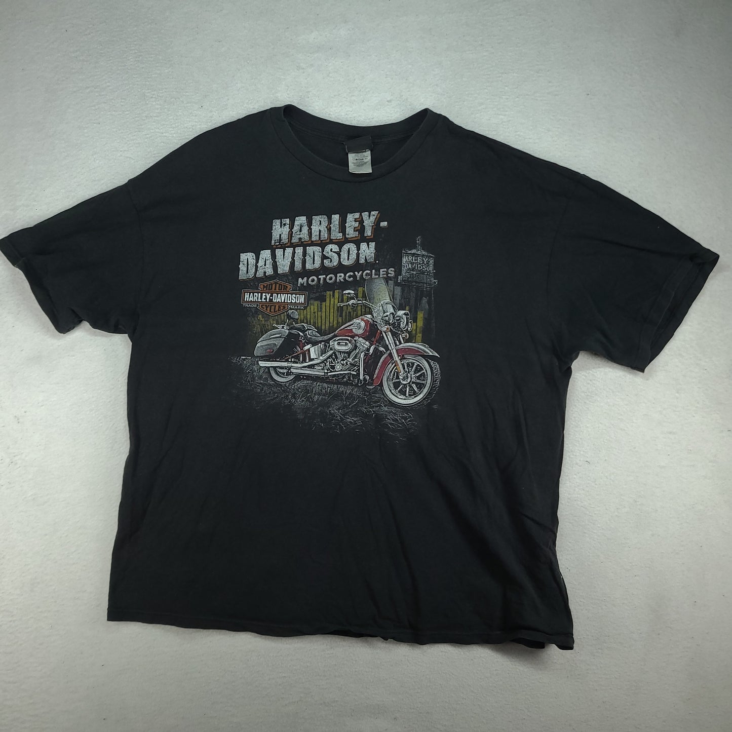 Harley Davidson Shirt Black Size 3XL Short Sleeve Graphic Tee Gold Coast Queensland