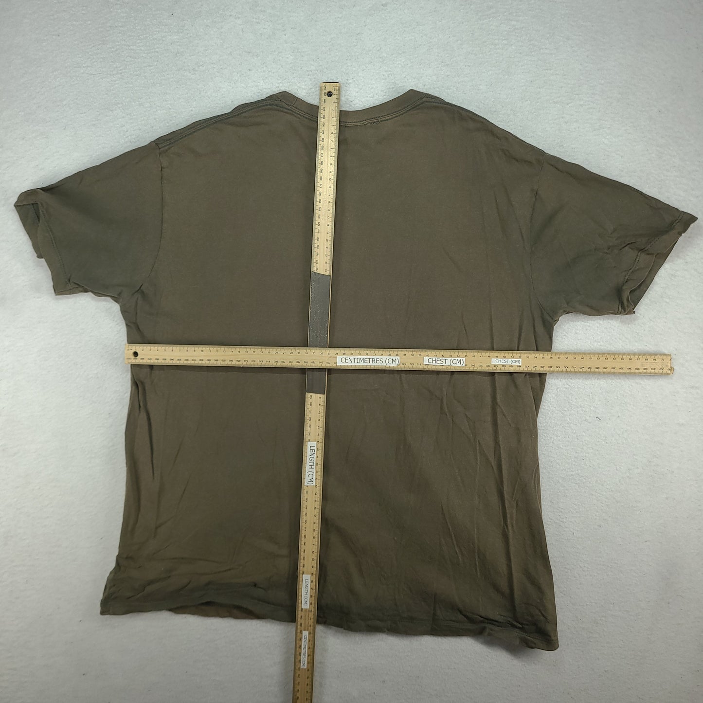 Tapout Shirt Grey Y2K Short Sleeve Spellout Tee Faded Atomic XL