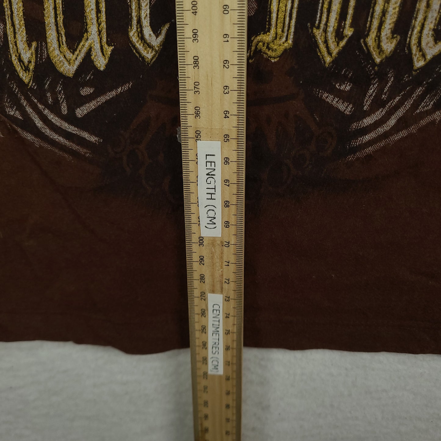 Minute Mirth Shirt Brown Y2K Short Sleeve Graphic Tee Size L Adult