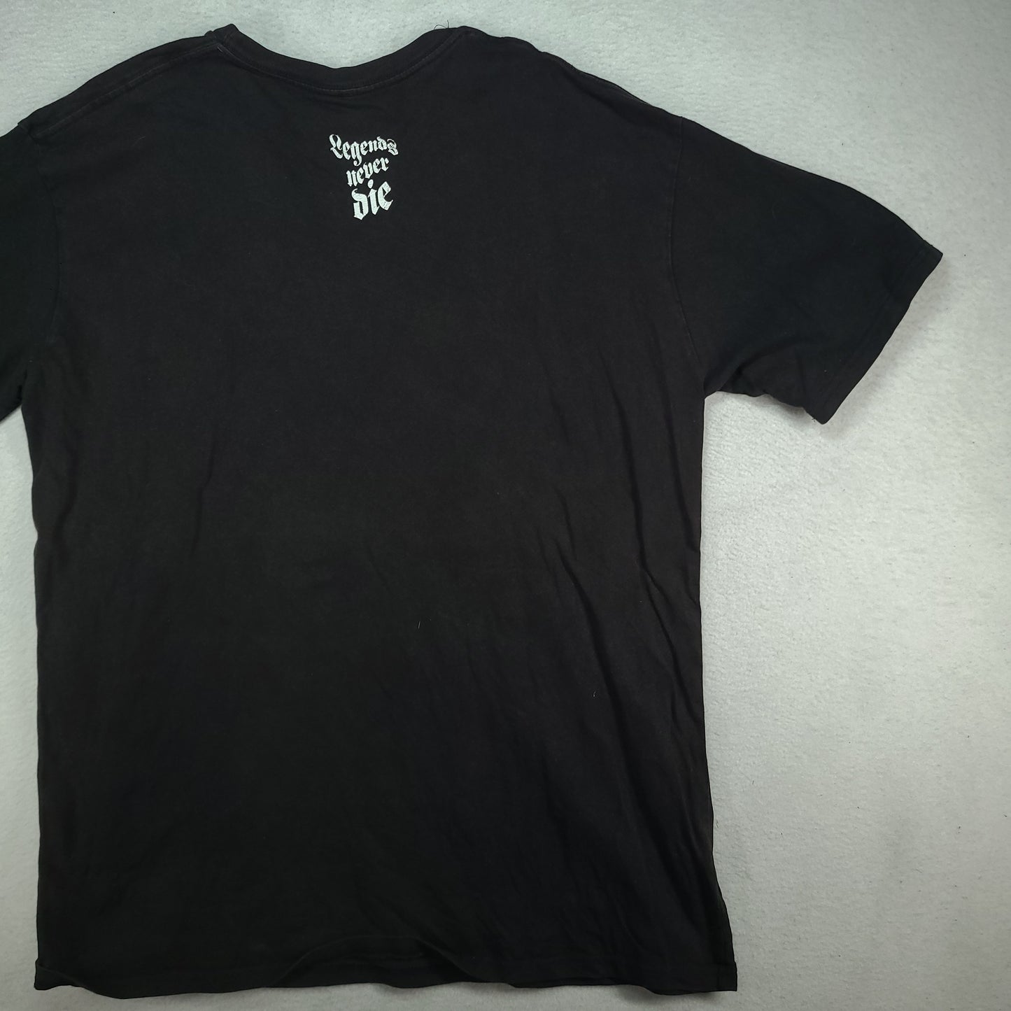 Juice Wrld Shirt Legends Never Die Black Graphic Tee Hip Size 2XL Adult