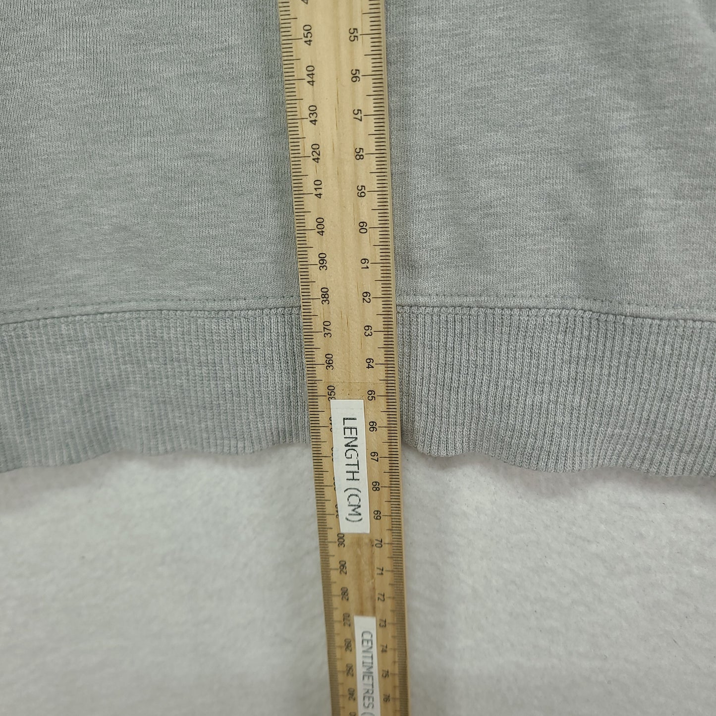Quiksilver Jumper Grey Size L Pullover Spellout Adult Winter Warm Distressed Cuffs