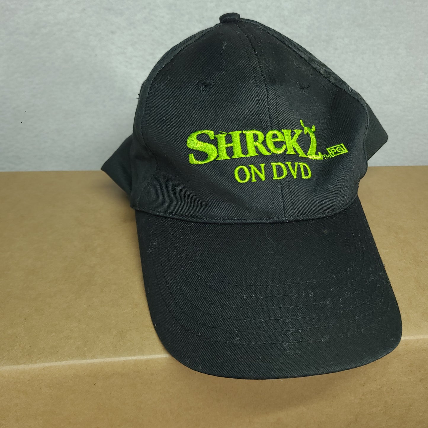 Vintage Shrek 2 Hat DVD Promo Strapback Dreamworks Adult Black