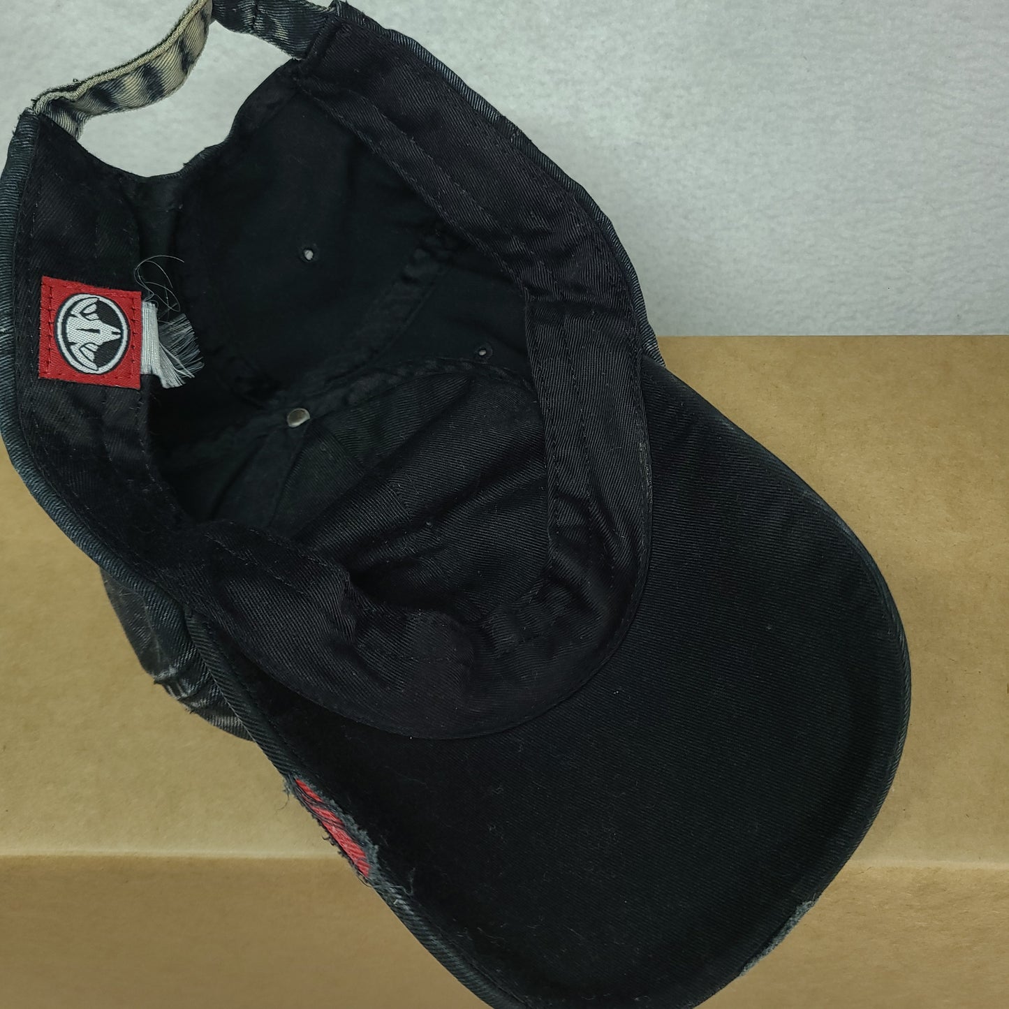Vintage Y2K Hat Hunting Grunge Grey Elk Logo Adult Faded
