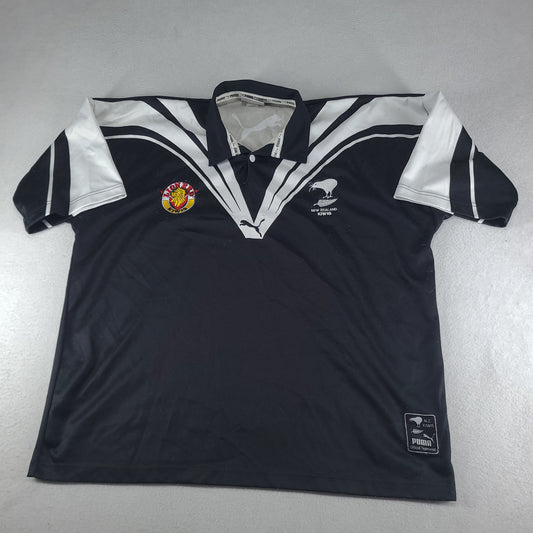 Vintage New Zealand Kiwis Jersey PUMA Size 2XL Lion Red
