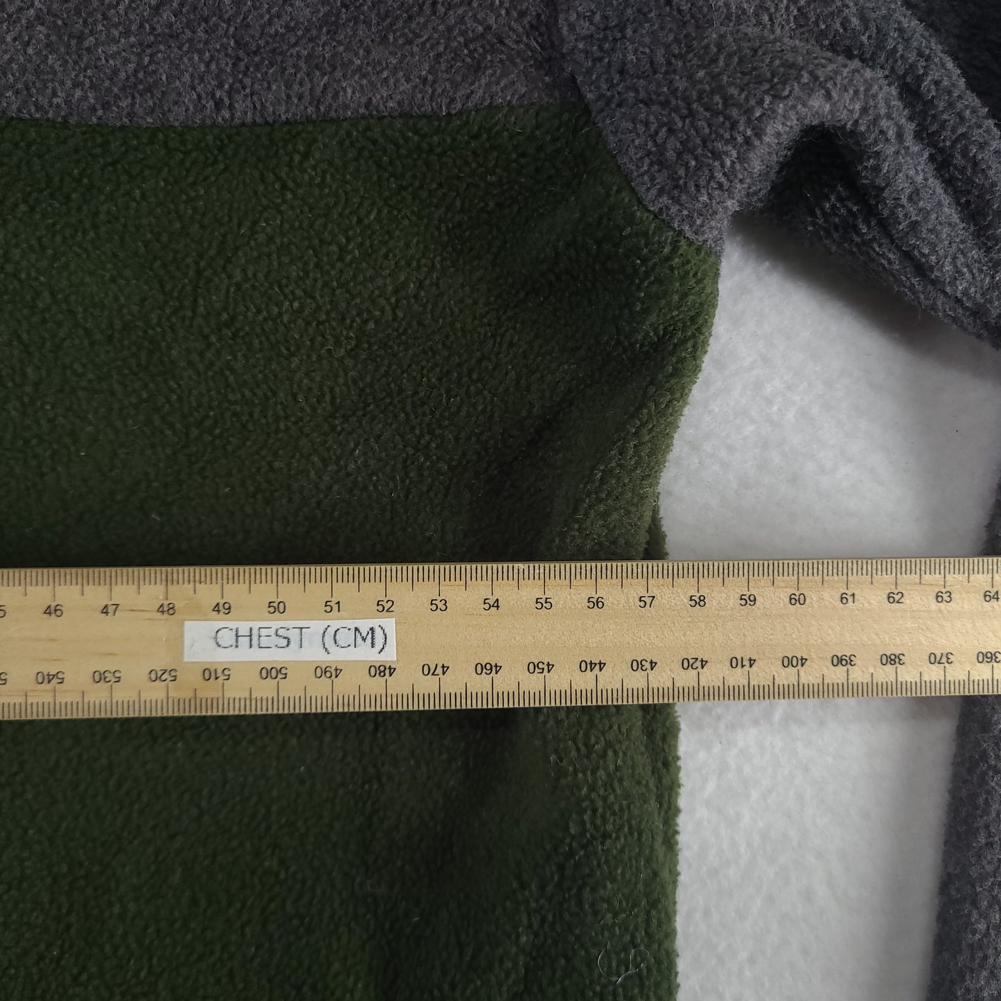 Vintage Byrning Spears Jumper Pullover Quarter Zip Adult Green Grey Size M