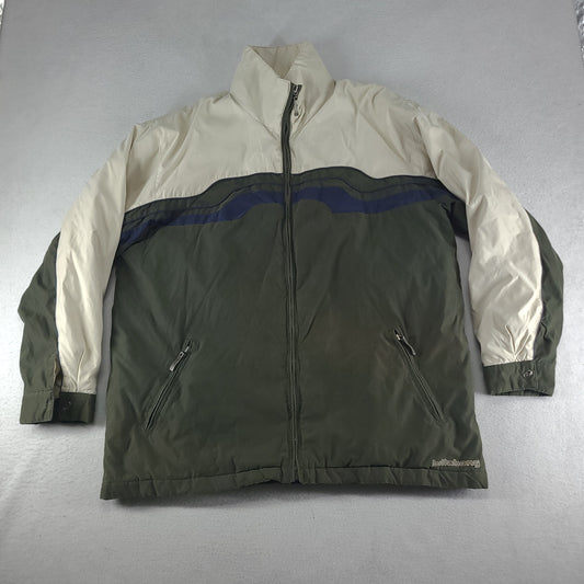Vintage Billabong Jacket Windbreaker Brown Beige Adult Size XL