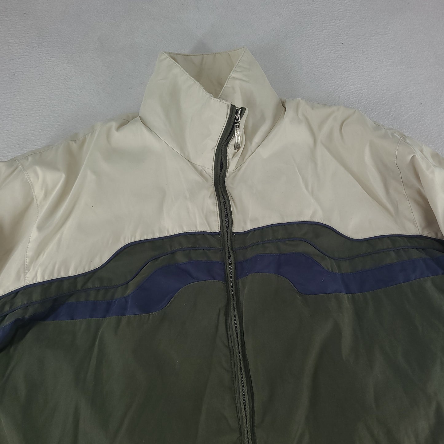 Vintage Billabong Jacket Windbreaker Brown Beige Adult Size XL