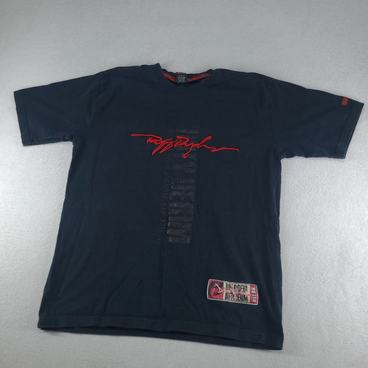 Vintage Ruff Ryders Shirt Short Sleeve Adult Size L Embroidery Logo Spellout