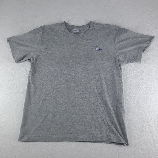 Vintage Rip Curl Shirt Grey Y2K Short Sleeve Adult Logo Tee Size M