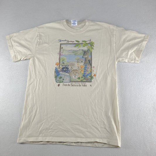 Kaweah Heritage Shirt Short Sleeve Graphic Tee Gildan Size M Cotton Adult Casual