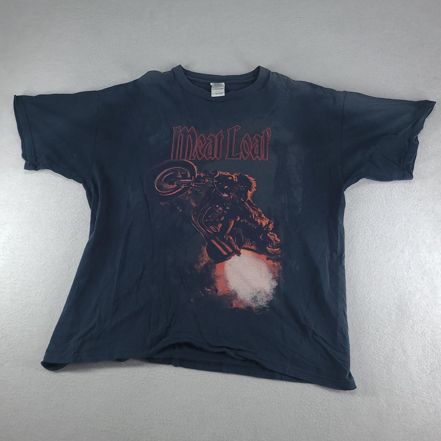 Meat Loaf Shirt Australian Tour 2011 Guilty Pleasure Tour Black Graphic Tee Size XL