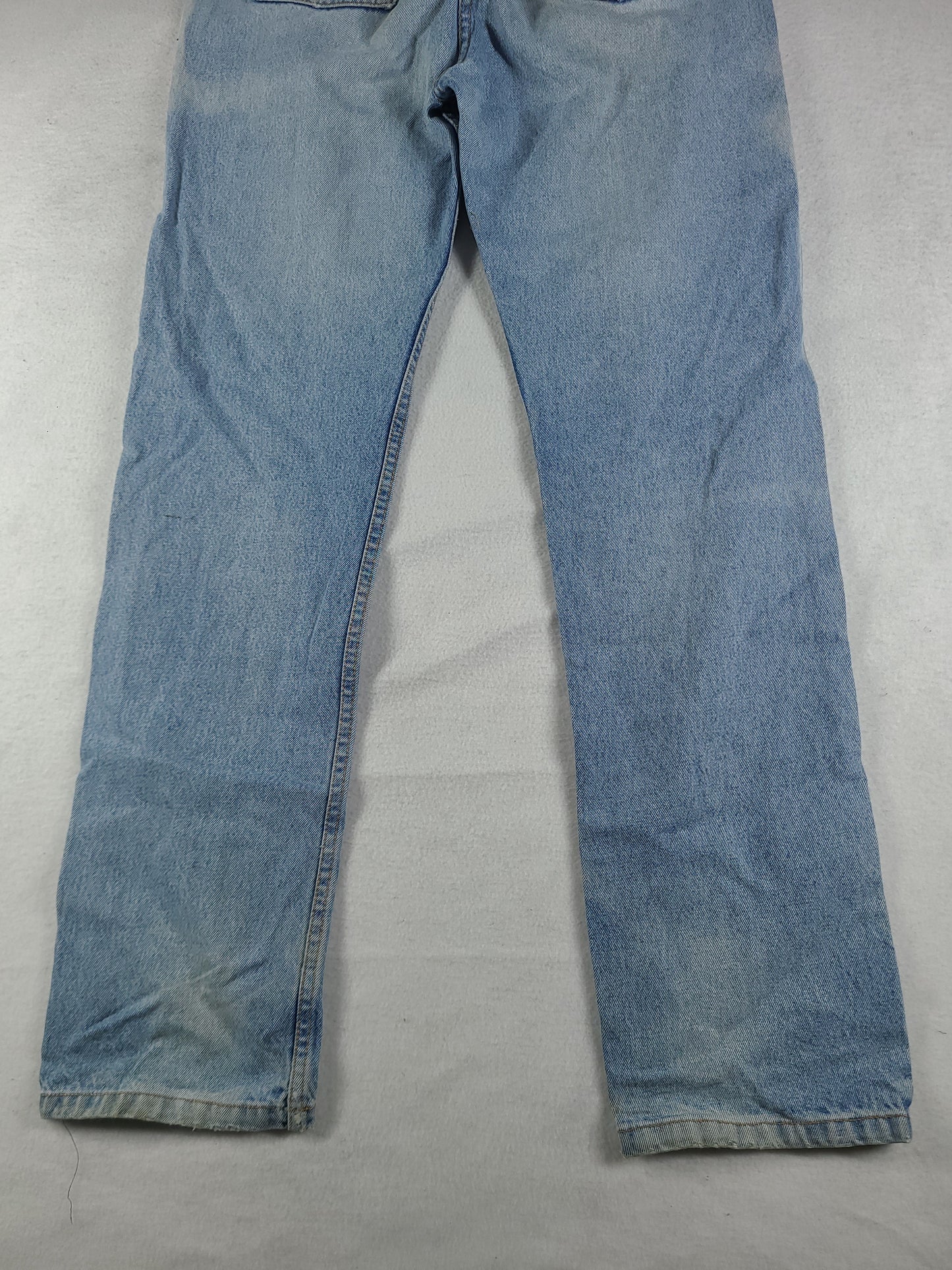 Vintage Quiksilver Jeans Blue Denim Size 32 Adult Mens Surf Zip Straight Logo