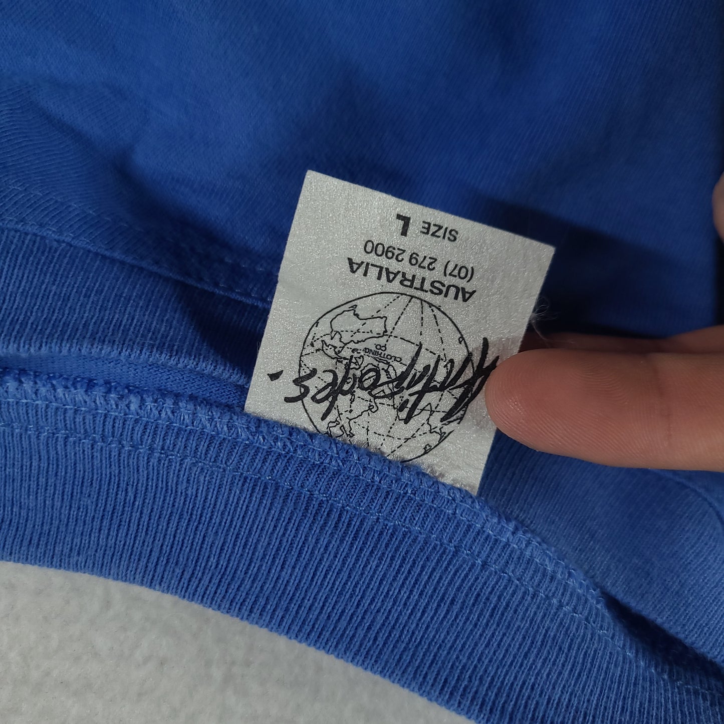 Vintage 1994 Malfunction Shirt Size L Blue Short Sleeve Graphic Surf Tee Adult Mens