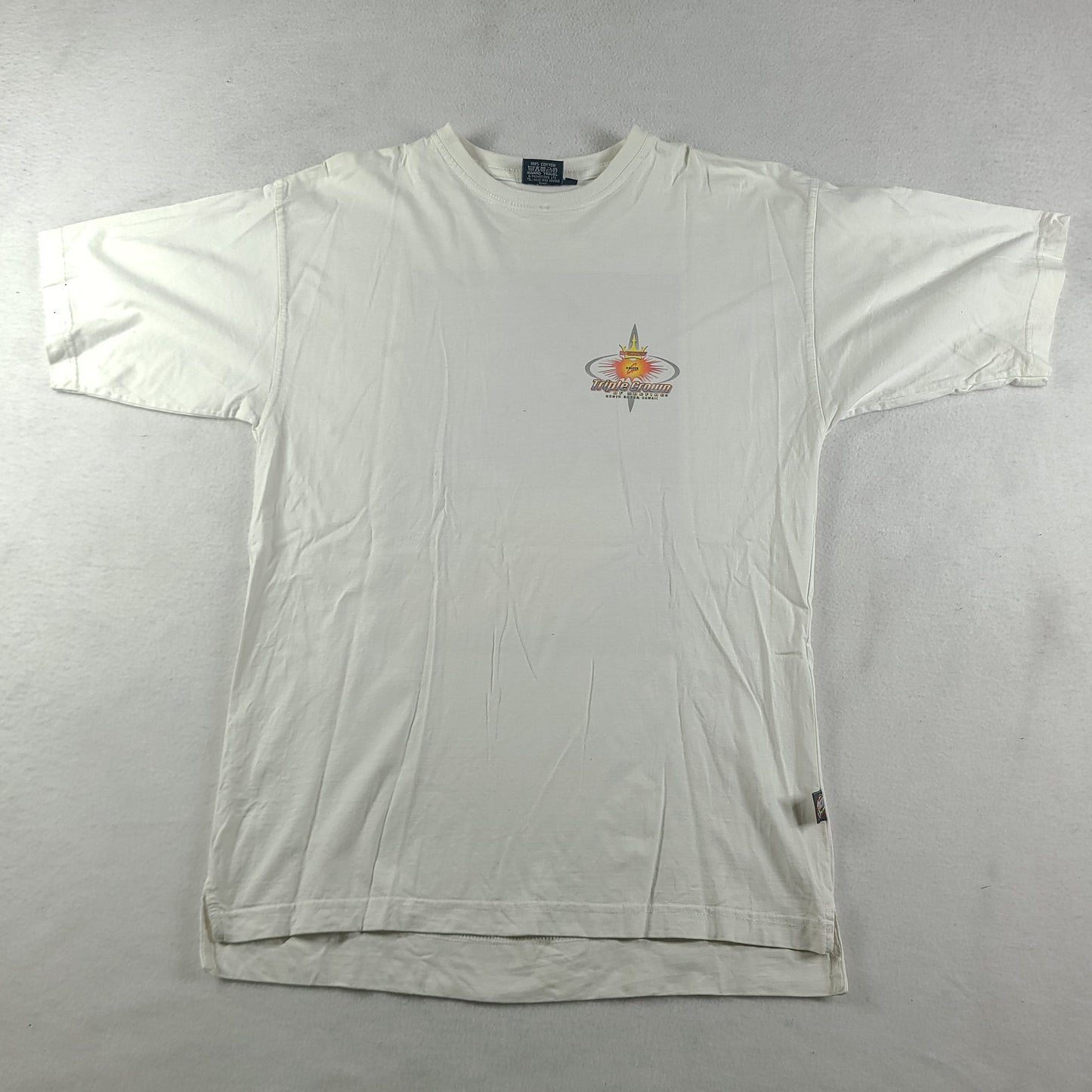 Vintage 7up Vans Triple Crown Shirt Size L White Pipe Masters White Graphic Tee
