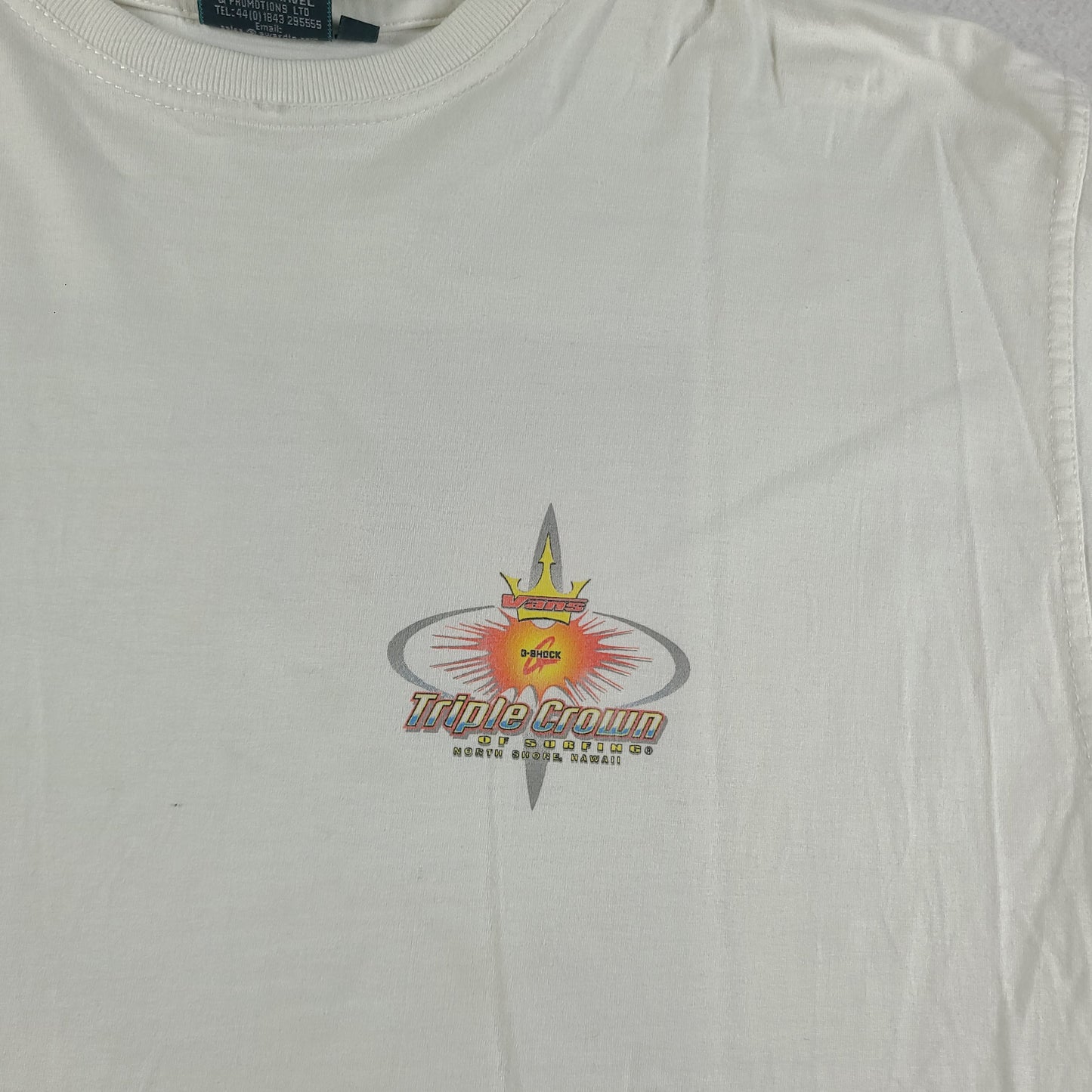 Vintage 7up Vans Triple Crown Shirt Size L White Pipe Masters White Graphic Tee