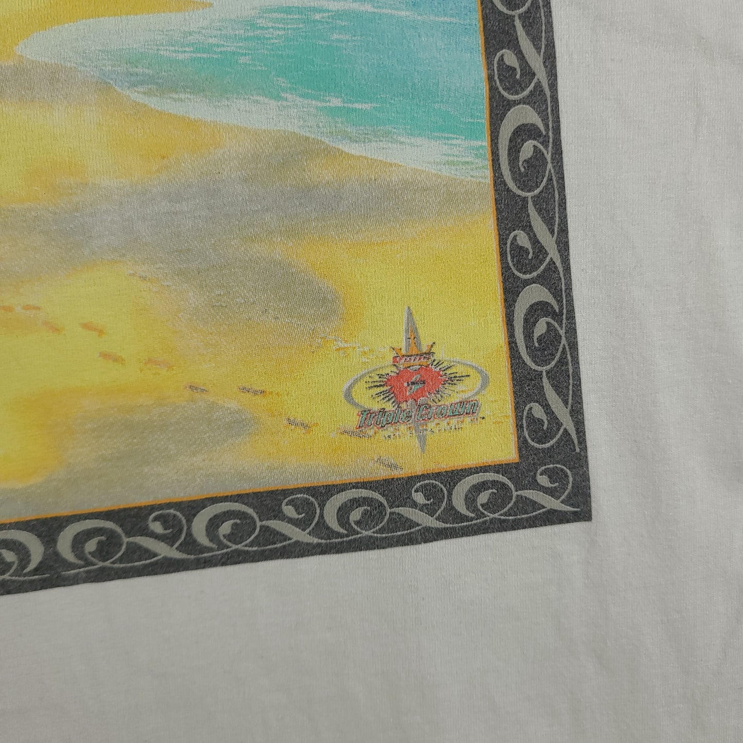 Vintage 7up Vans Triple Crown Shirt Size L White Pipe Masters White Graphic Tee
