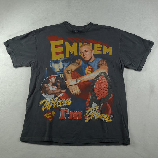 Eminem Shirt Bootleg Size XL Short Sleeve Graphic Tee Adult Slim Shady Rap Tee