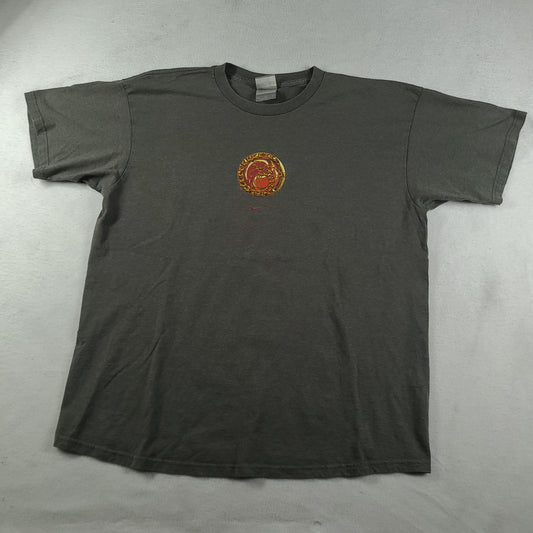Vintage Nike Shirt Size XL Made in USA Red Dragon Chinese Lucky Grey