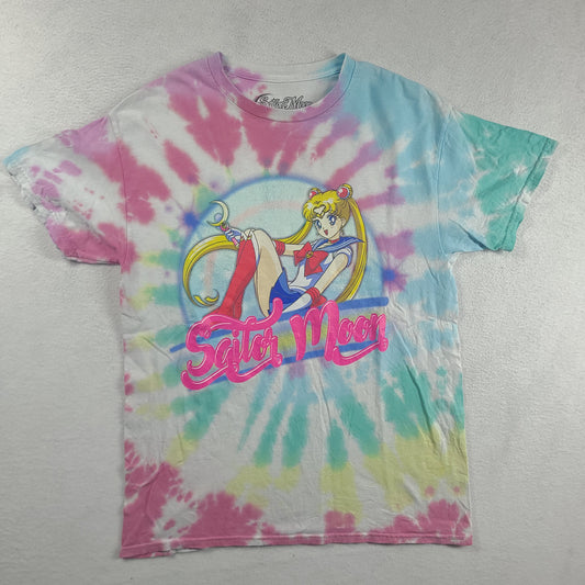 Sailor Moon Shirt Tie Dye Size M Short Sleeve Graphic Tee