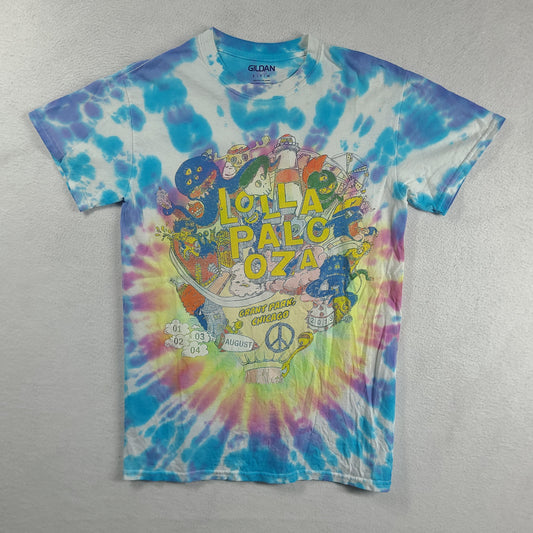 Lollapalooza Shirt Size S Festival Blue 2019 Chicago Ariana Grande Childish Gambino Flume