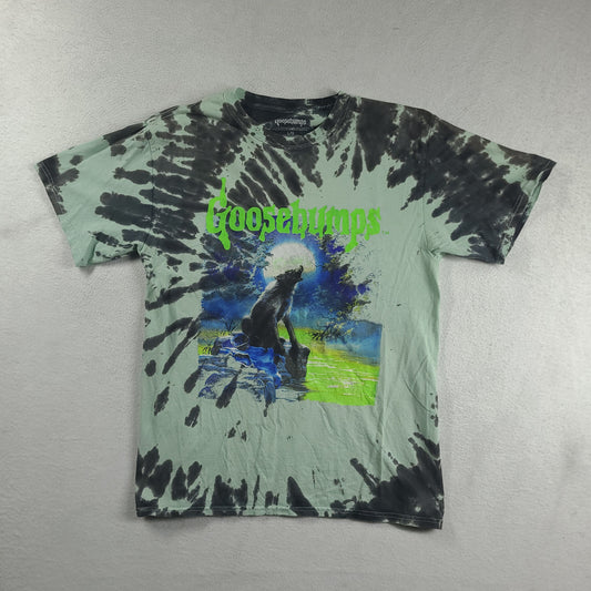 Goosebumps Shirt Werewolf Fever Swamp Size L Grey Short Sleeve Graphic Tee