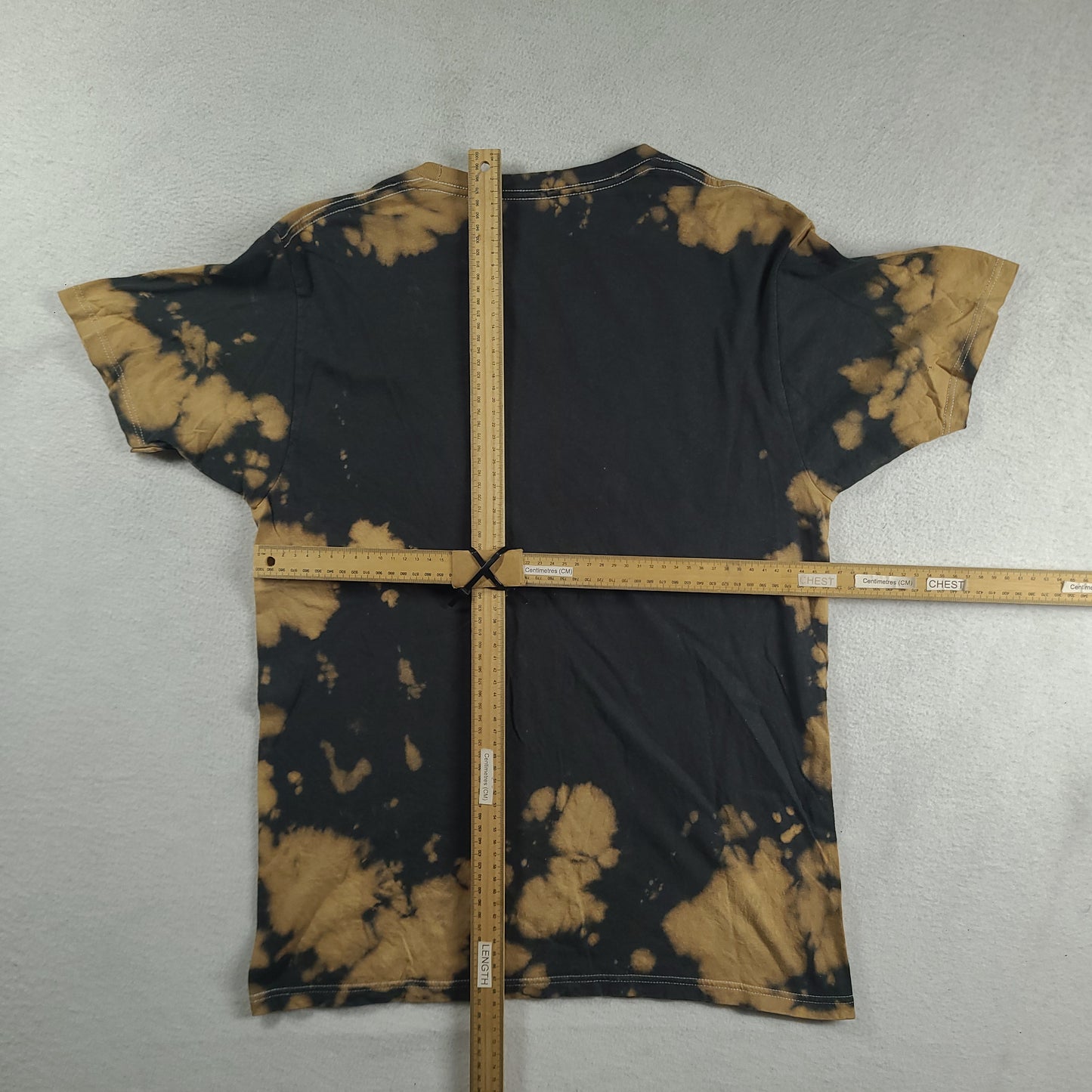 Snoop Dogg Shirt Size M Orange Black Tie Dye Short Sleeve Graphic Tee