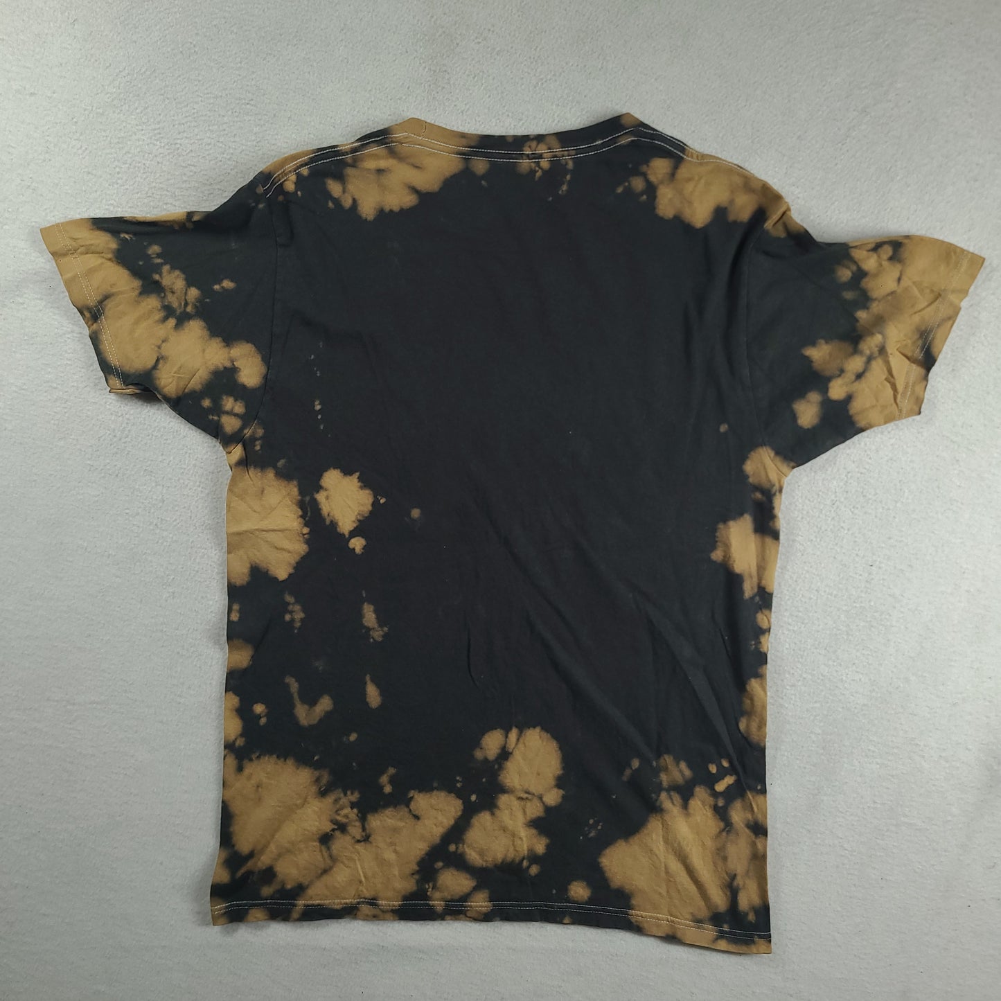 Snoop Dogg Shirt Size M Orange Black Tie Dye Short Sleeve Graphic Tee