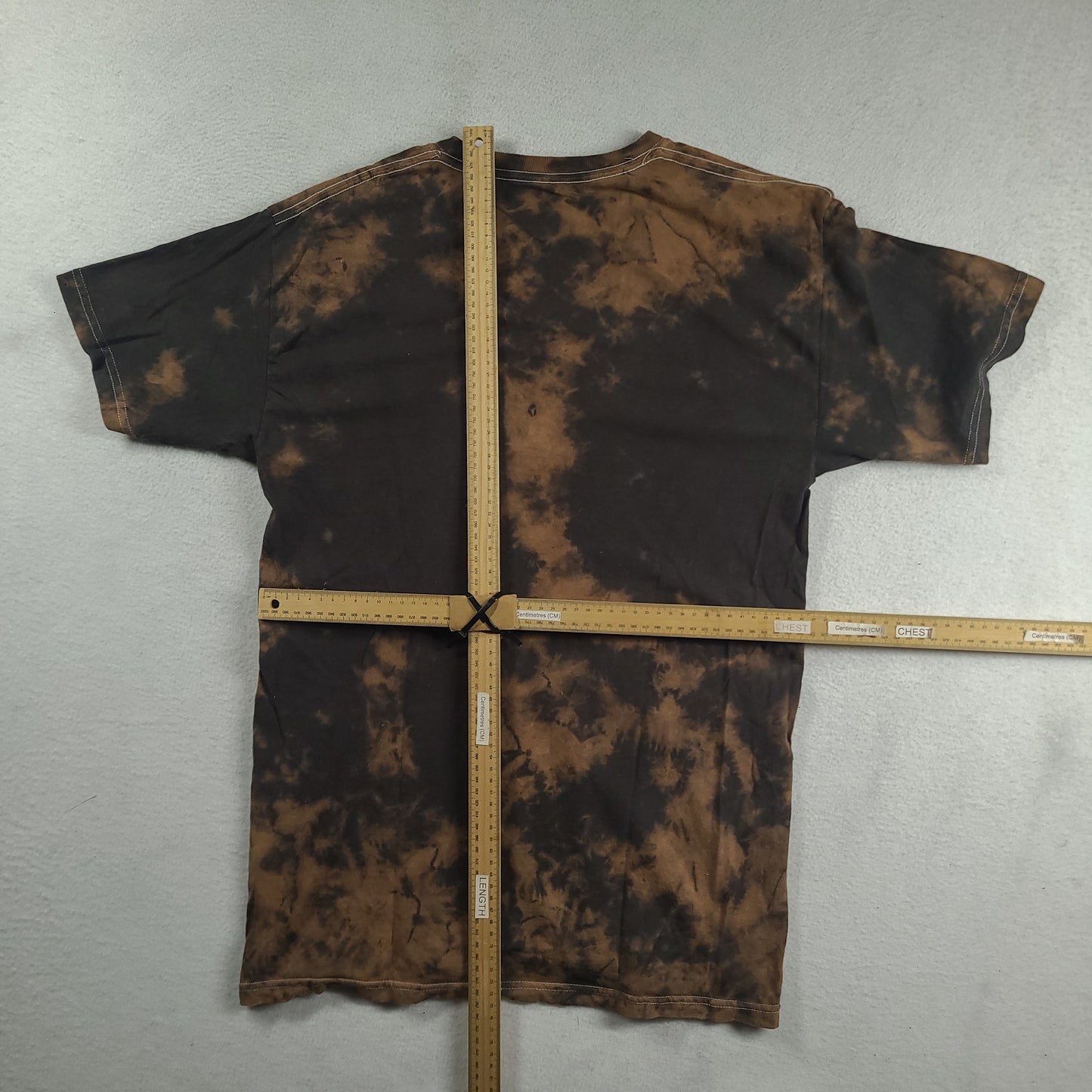 Goosebumps Shirt Horrorland Brown Tie Dye Graphic Tee Size S