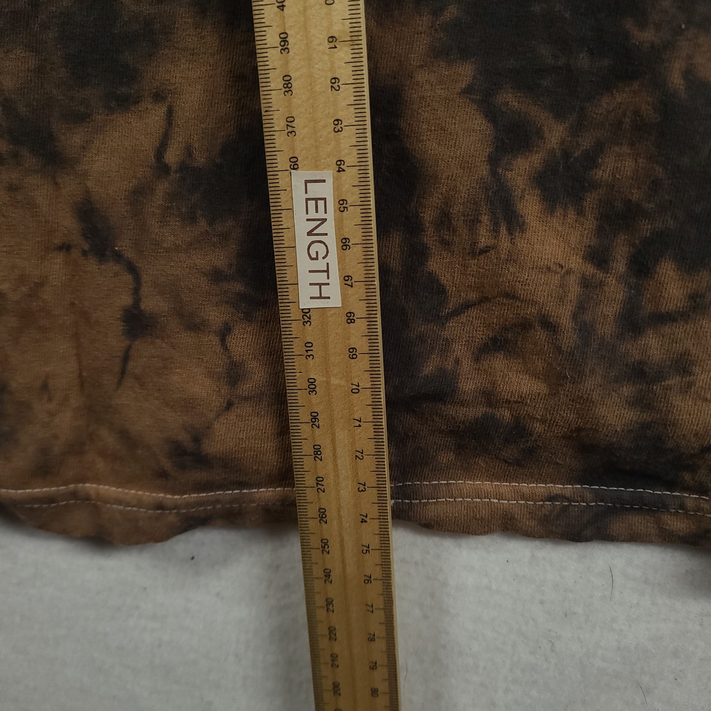 Goosebumps Shirt Horrorland Brown Tie Dye Graphic Tee Size S