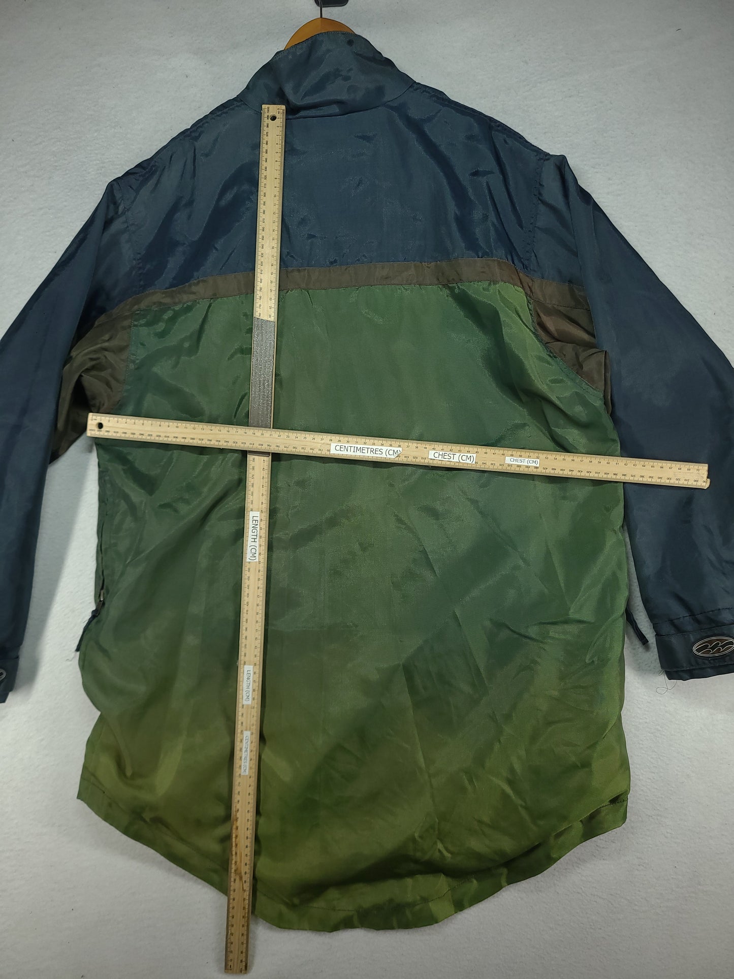Vintage Billabong Jacket Size M Green Nylon Adult Qtr Zip Surf