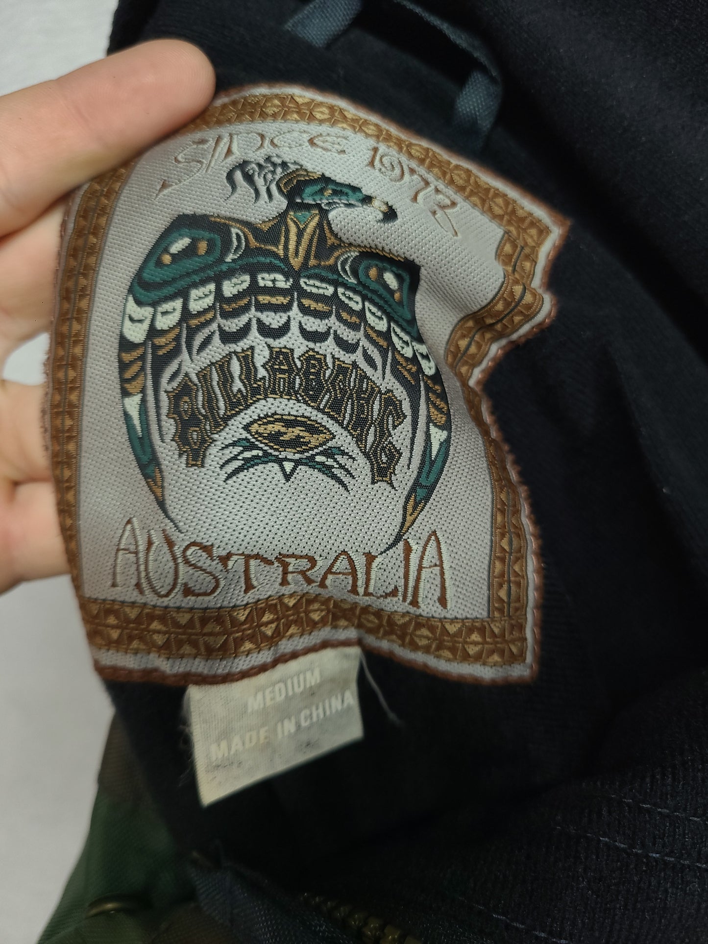 Vintage Billabong Jacket Size M Green Nylon Adult Qtr Zip Surf