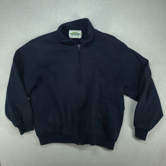 Vintage Reflexx Jumper Made in Australia Blue Pullover Qtr Zip Size S