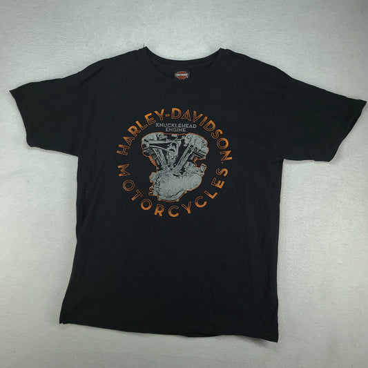 Harley Davidson Shirt Black Size L Cotton Gold Coast Australia Adult