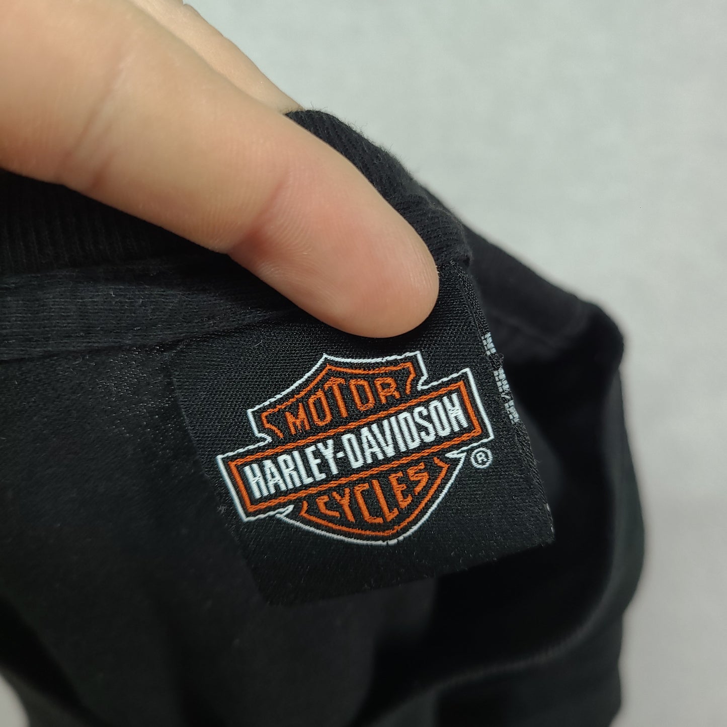 Harley Davidson Shirt Black Size L Cotton Gold Coast Australia Adult