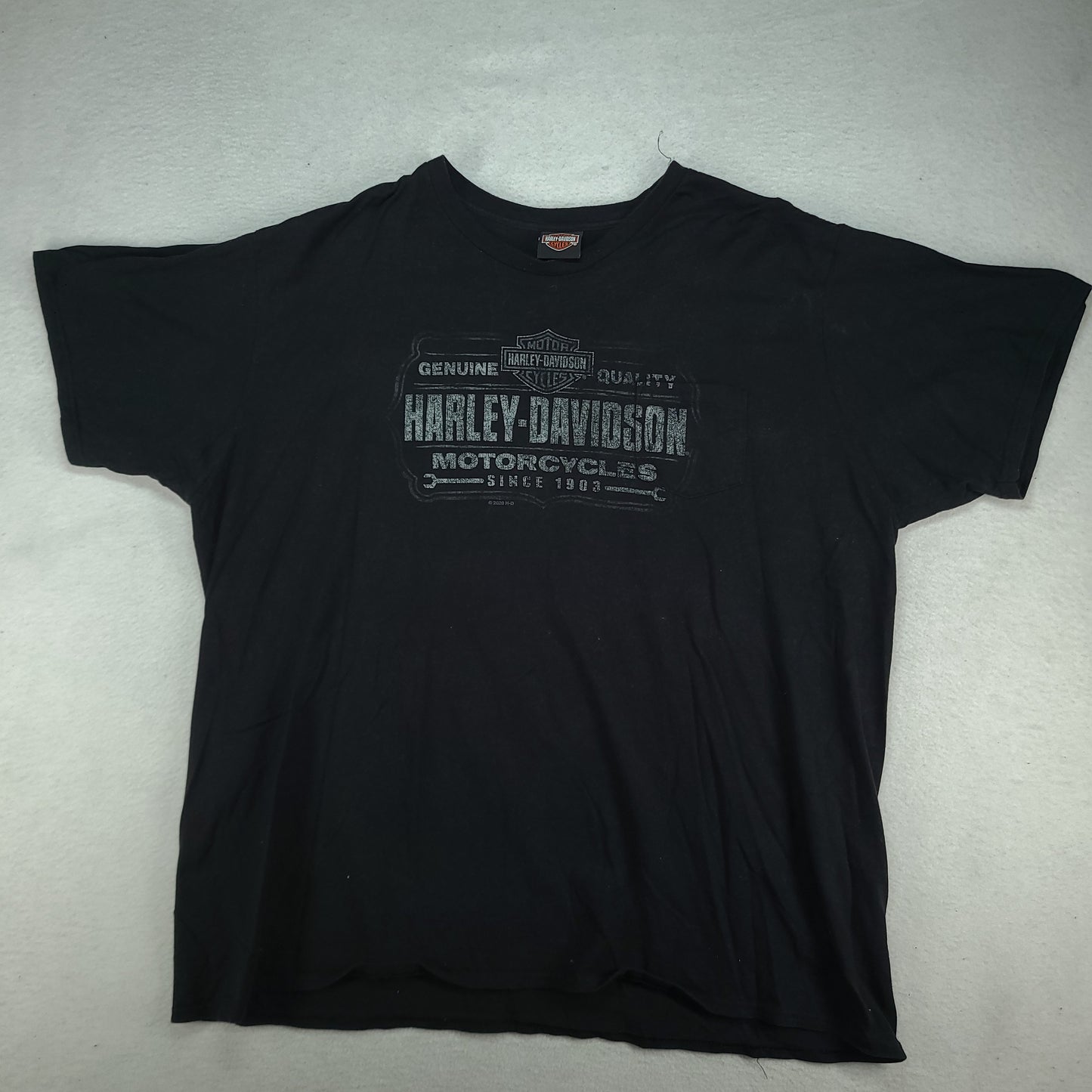 Harley Davidson Shirt Black Size 3XL Cotton Gold Coast Queensland Australia