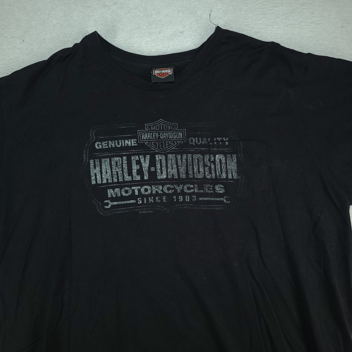 Harley Davidson Shirt Black Size 3XL Cotton Gold Coast Queensland Australia