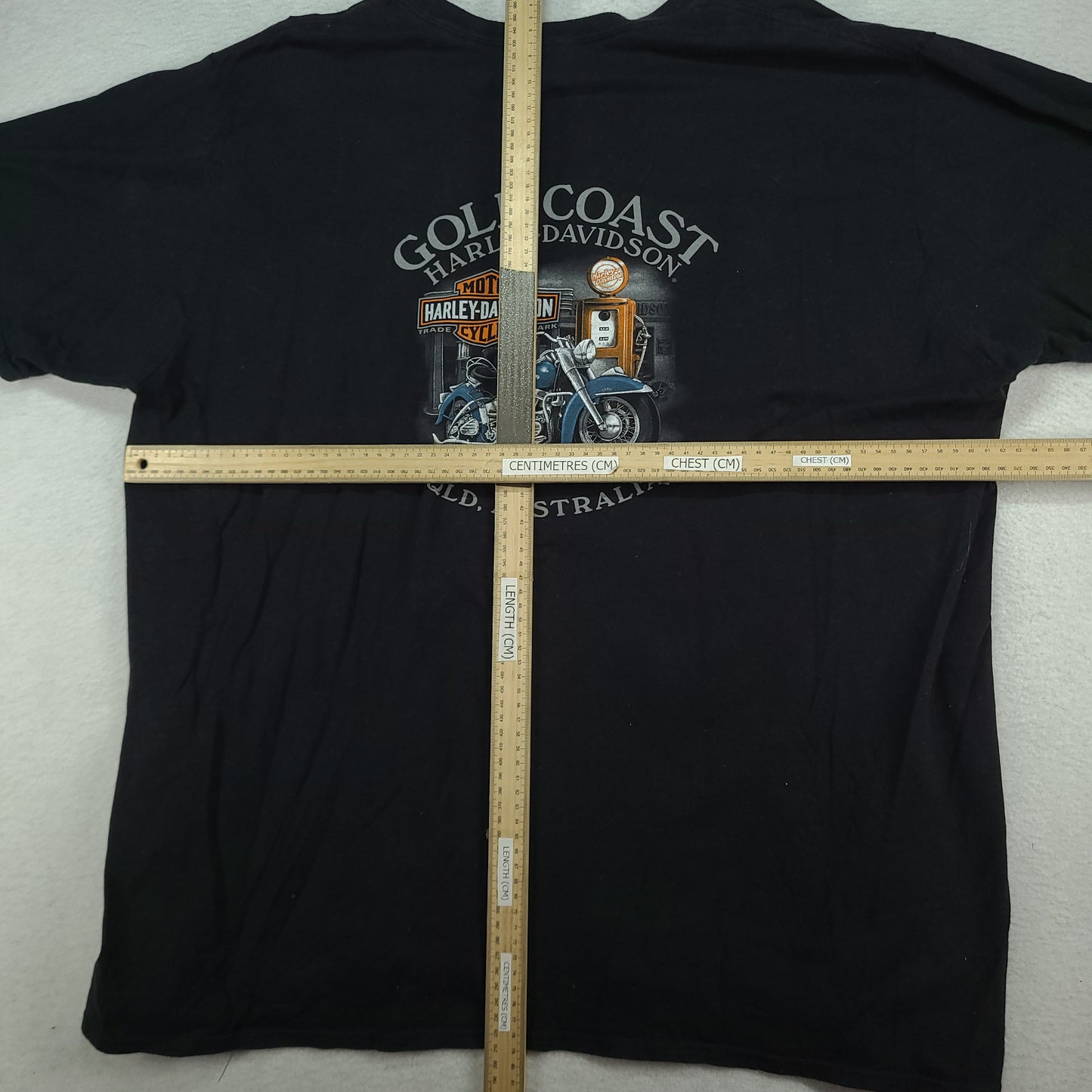 Harley Davidson Shirt Black Size 3XL Cotton Gold Coast Queensland Australia