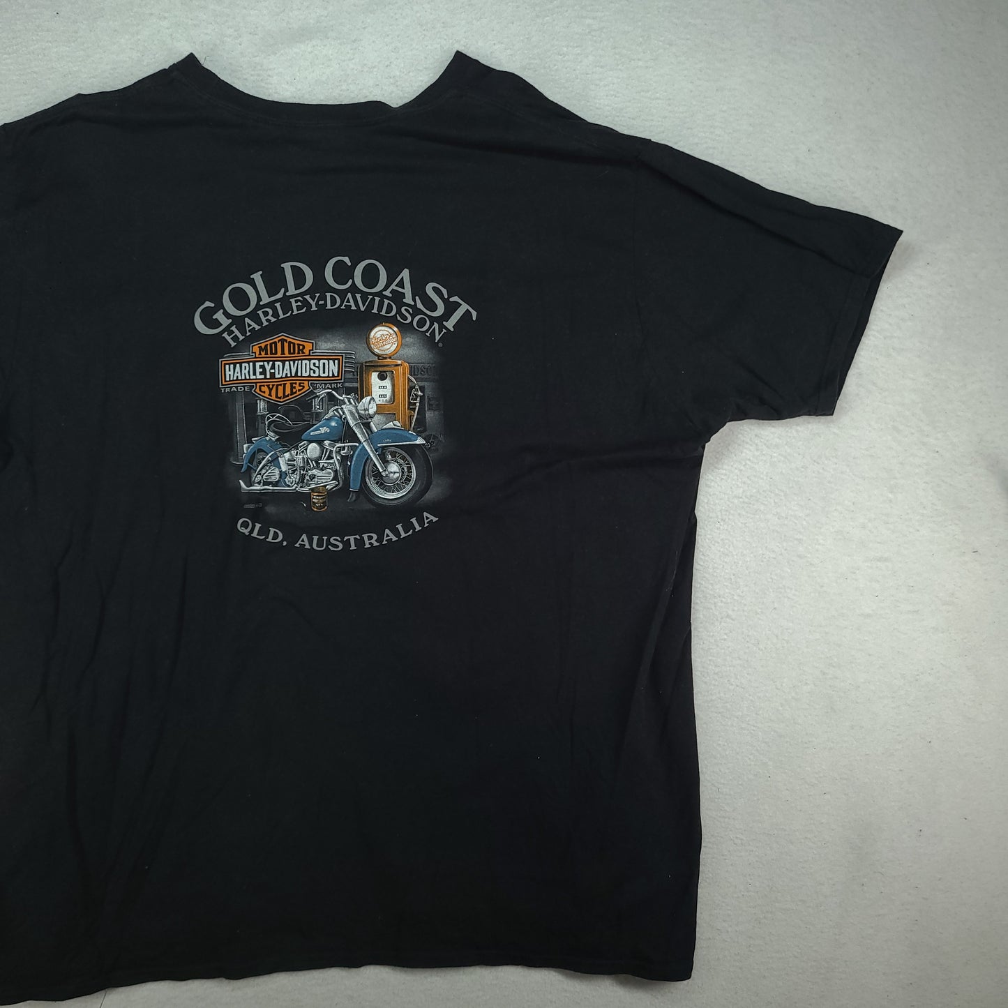 Harley Davidson Shirt Black Size 3XL Cotton Gold Coast Queensland Australia