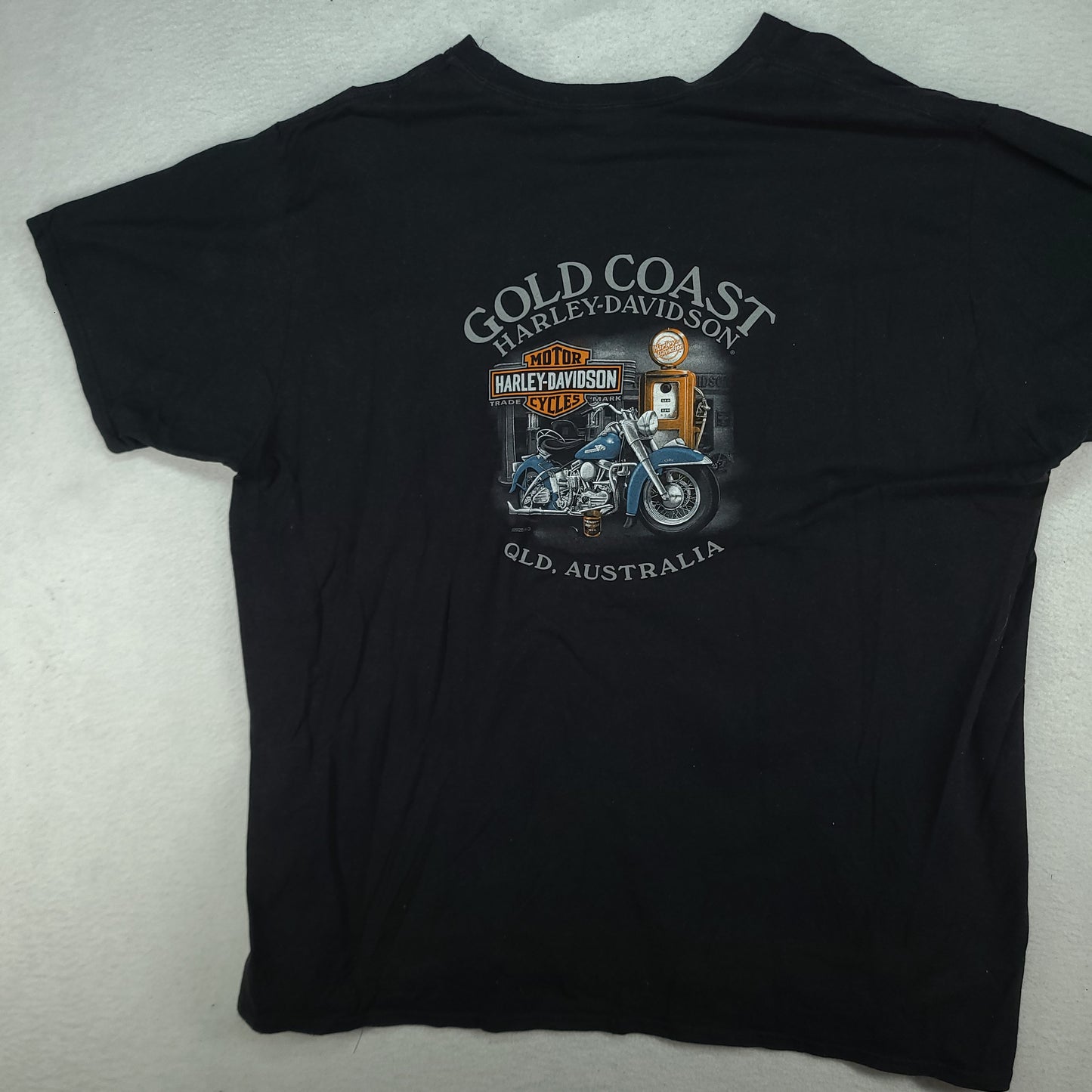 Harley Davidson Shirt Black Size 3XL Cotton Gold Coast Queensland Australia