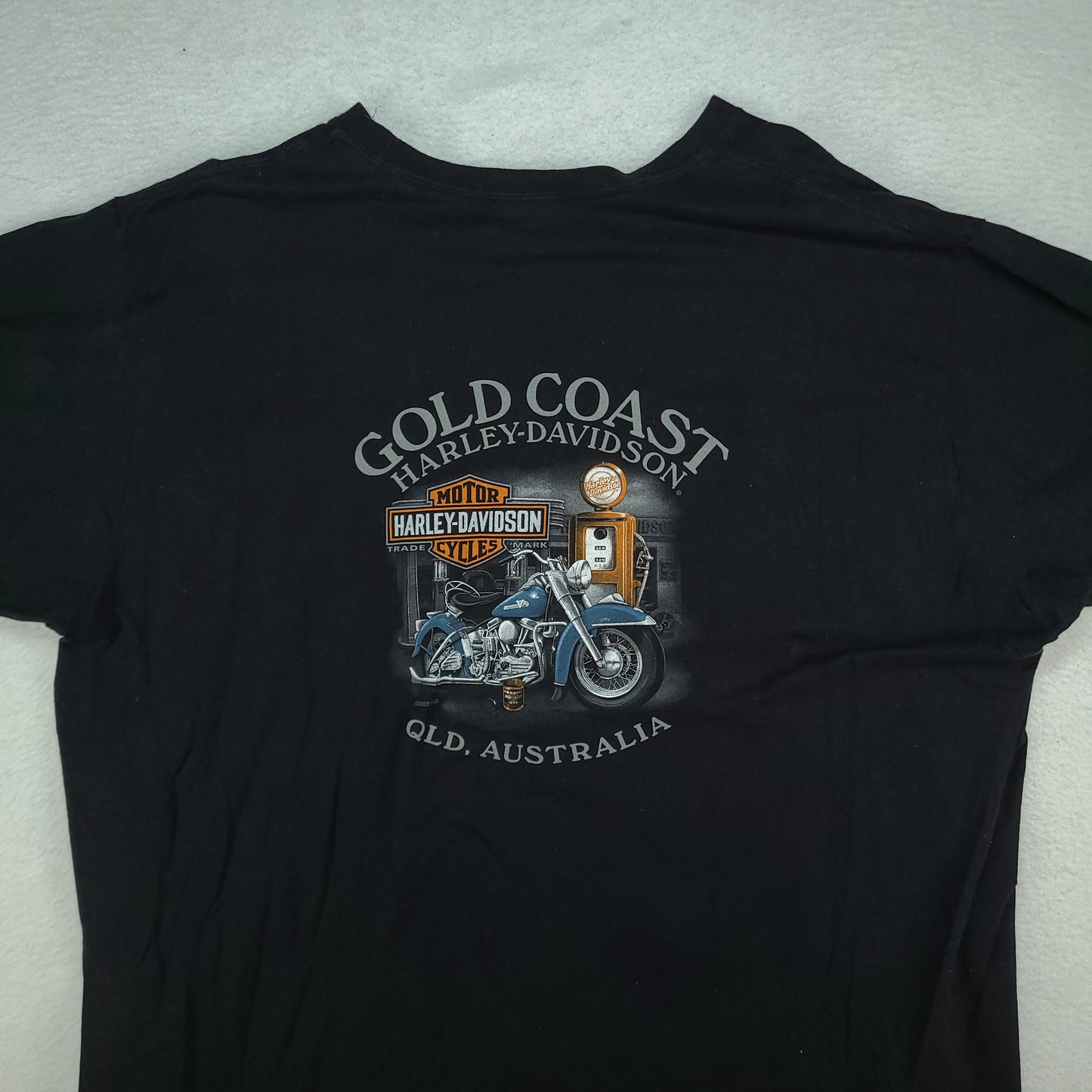 Harley Davidson Shirt Black Size 3XL Cotton Gold Coast Queensland Australia